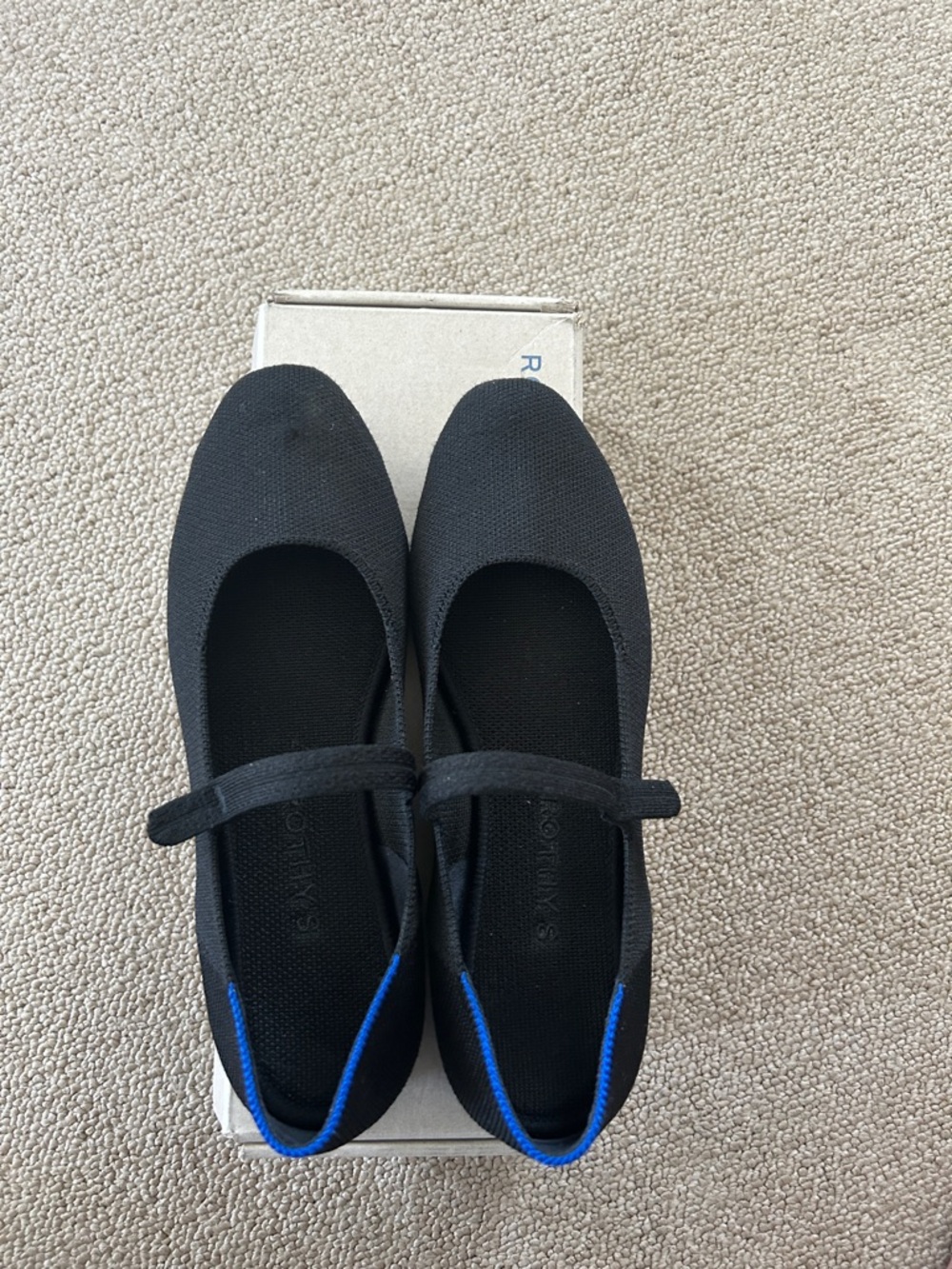 Rothy’s- The Square Mary Jane Flat (pre owned)
